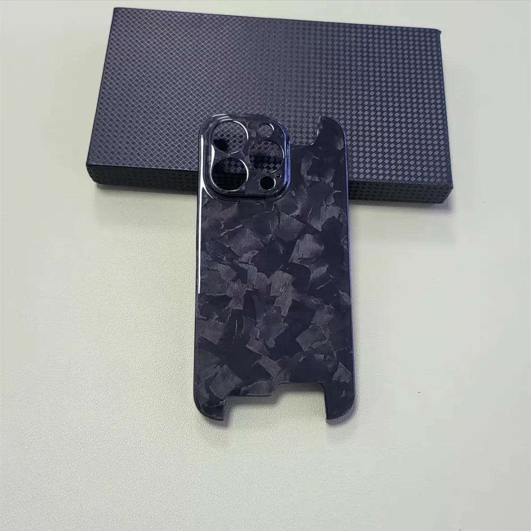 Ultra Thin Forged Carbon Fiber Cover For iPhone